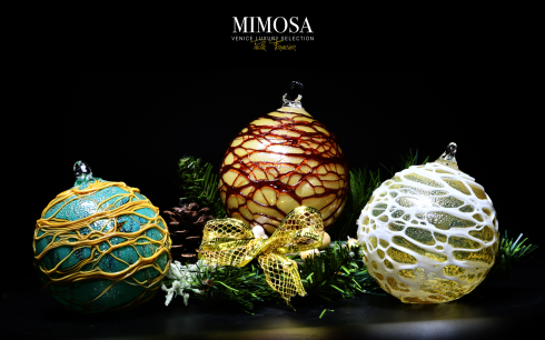 Palline di Natale in vetro