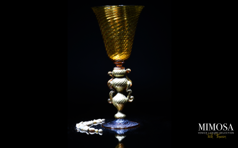 Calice in vetro Ambra